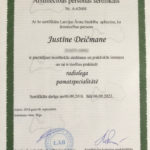 Sertifikāts - Dr. Deičmane