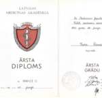 Sertifikāts - Dr. Havensone