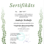 Sertifikāts - Dr. Srebnijs