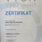 Sertifikāts - K. Barinova